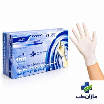 دستکش لاتکس اوپی پرفکت اکسلنت 100 عددی سایز S