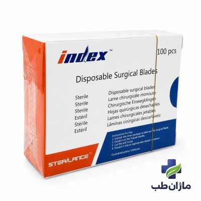 تیغ بیستوری استریل ایندکس (Index) سایز ۲۰- بسته ۱۰۰ عددی