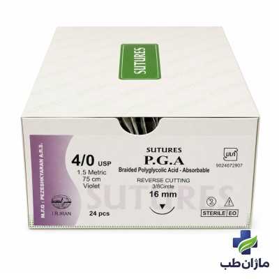 نخ بخیه ویکریل کات 4/0 سوزن 16mm سوچرز - Sutures